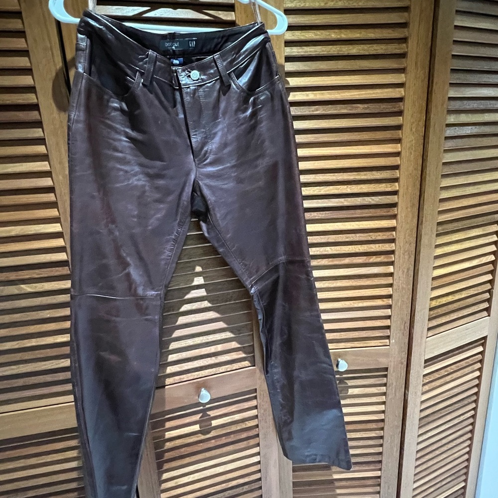 Vintage Gap Leather Pants.